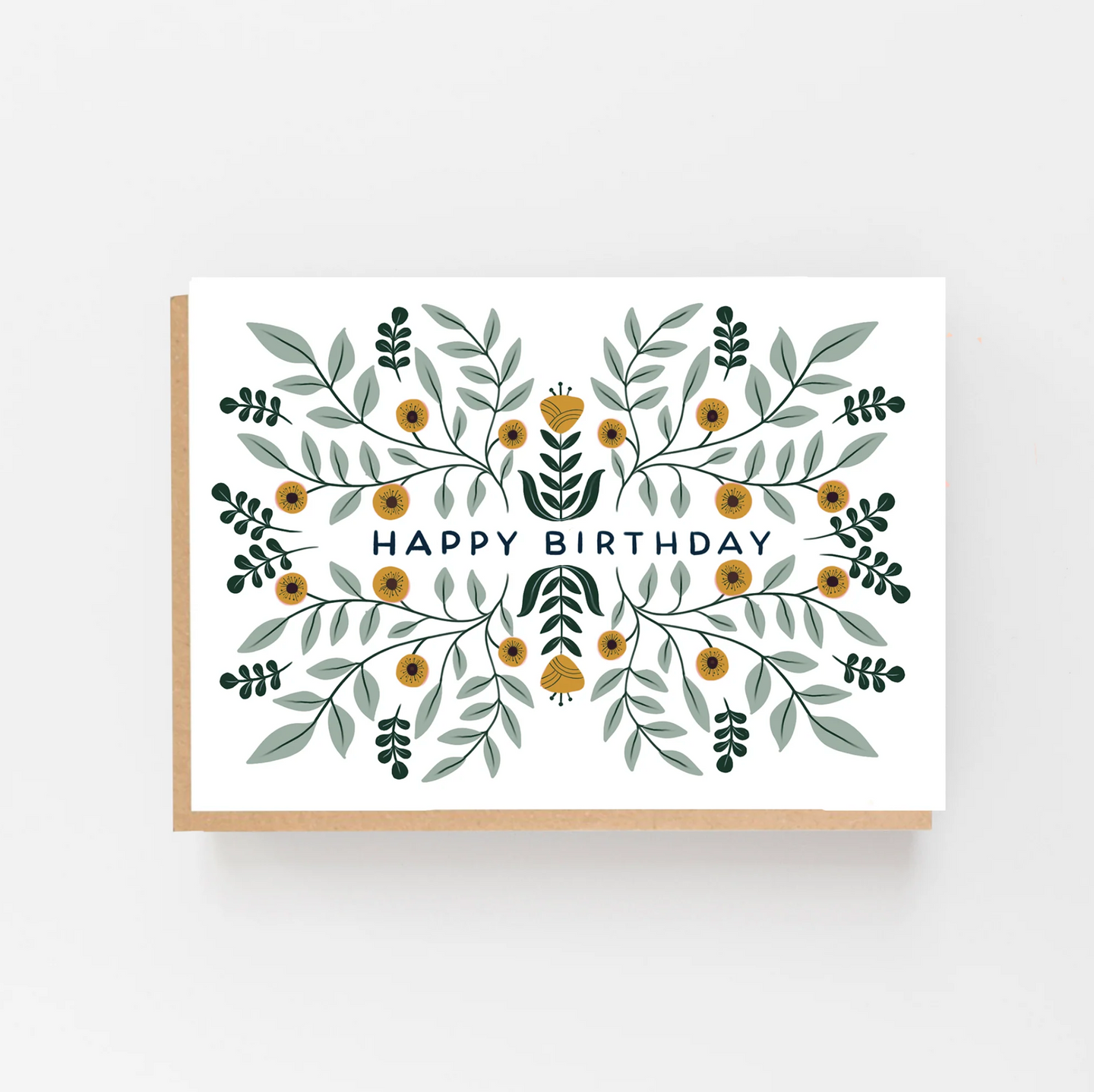 Lomond Paper Co Pattern Birthday Card