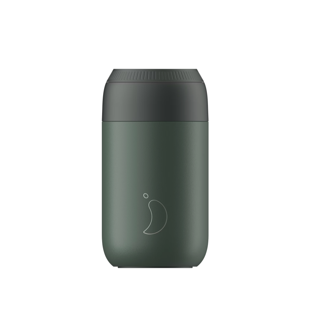 Chillys 340ml Coffee Cup Pine Green