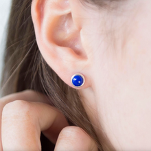 Load image into Gallery viewer, Alison Moore Lapis Lazuli Gemstone Studs