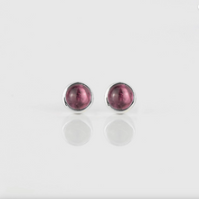 Load image into Gallery viewer, Alison Moore Pink Tourmaline Gemstone Studs