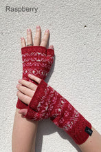 Load image into Gallery viewer, Aunty Mays Fair Isle Wrist Warmers