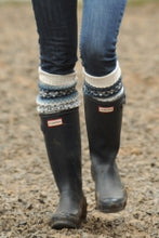 Load image into Gallery viewer, Funky Fair Isle Leg Warmers