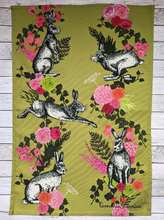 Load image into Gallery viewer, Tammie Norries - Hare Tea Towel
