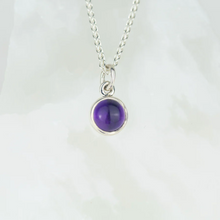 Load image into Gallery viewer, Alison Moore Nebula Single Gemstone Pendant - Amethyst