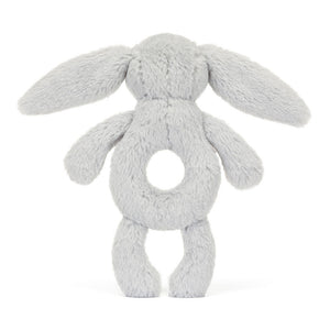 JC Bashful Silver Bunny Ring Rattle
