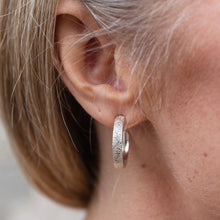 Load image into Gallery viewer, Lucy Kemp Everyday Lace Hoop Earrings
