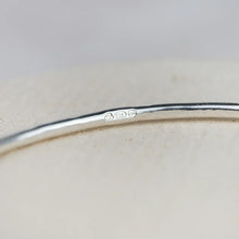 Load image into Gallery viewer, Lucy Kemp Silver Textured Tilted Heart Charm Bangle
