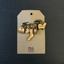 Load image into Gallery viewer, Pink Fish Stitch Markers
