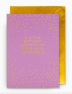 Lagom Birthday Confetti Card