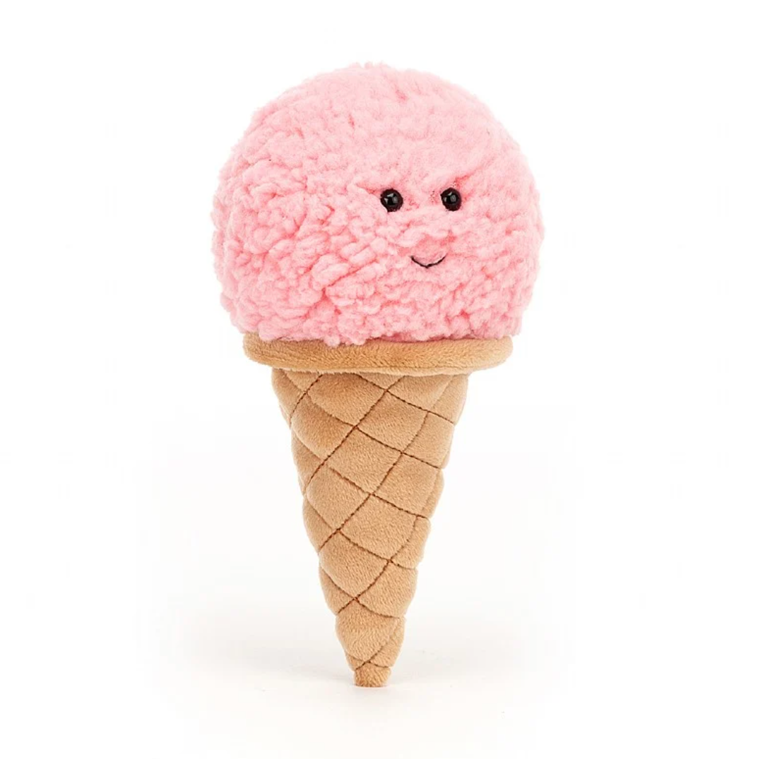 Jellycat Irresistable Ice Cream Strawberry
