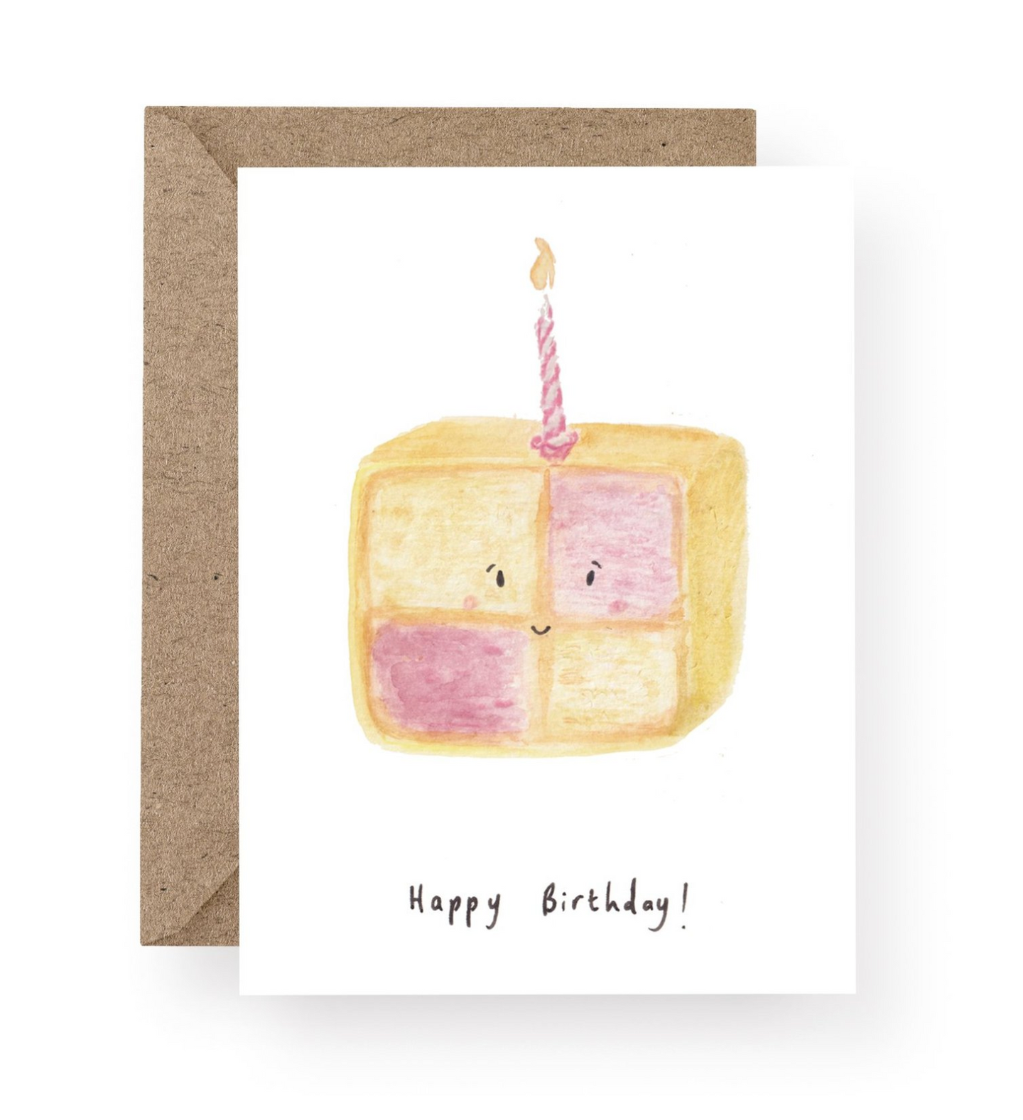 Western Sketch Birthday Battenburg Card