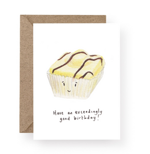 Western Sketch Exceedingly Good Birthday Card