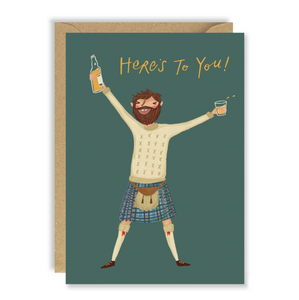 Joy Nevada Here's To You Card