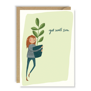 Joy Nevada Get Well Plant Card