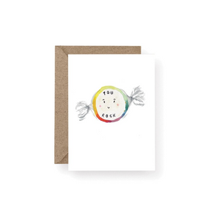 Western Sketch You Rock Card