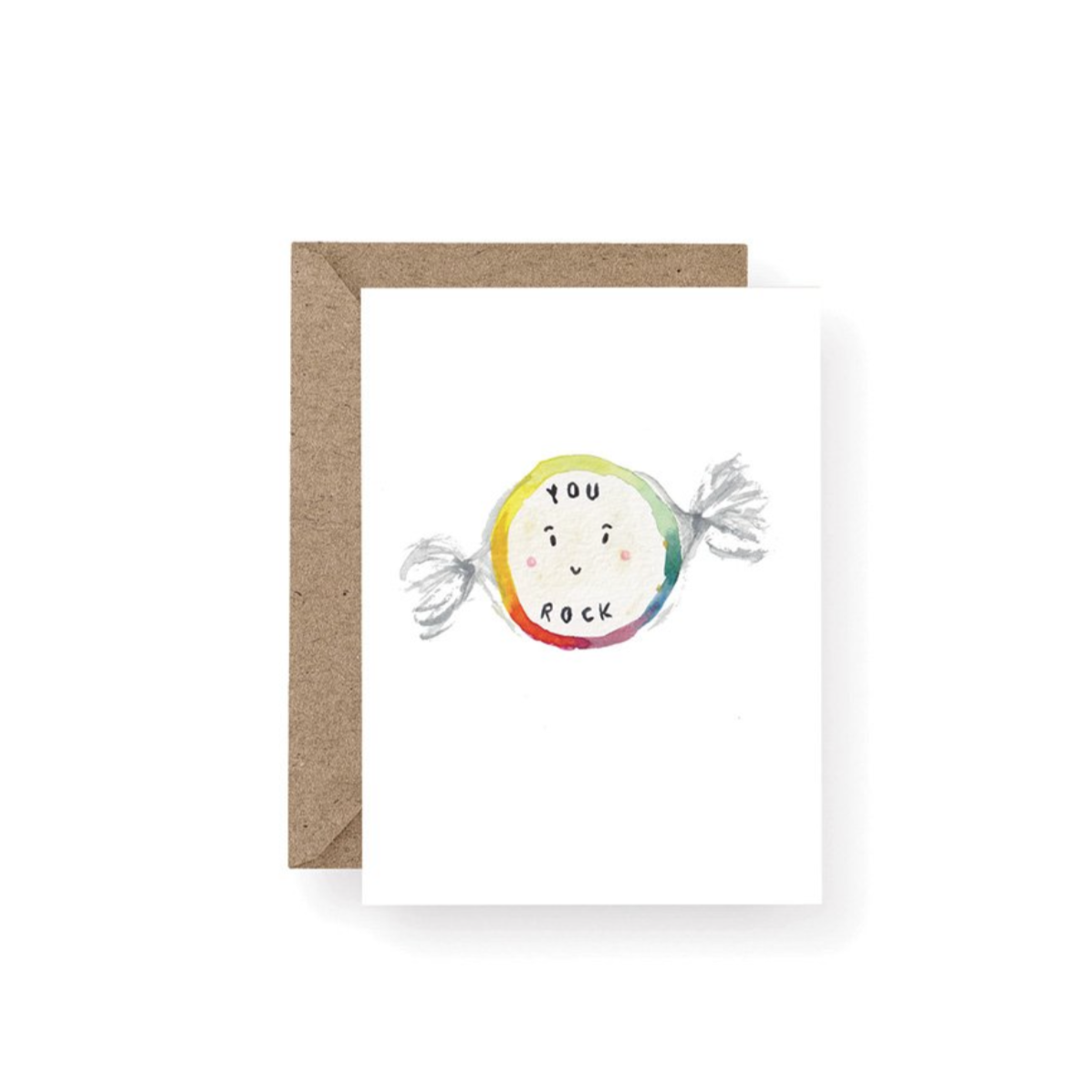 Western Sketch You Rock Card