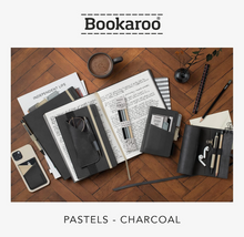 Load image into Gallery viewer, Bookaroo Pen Pouch - Charcoal
