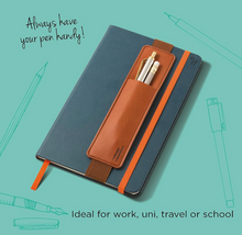 Load image into Gallery viewer, Bookaroo Pen Pouch - Brown
