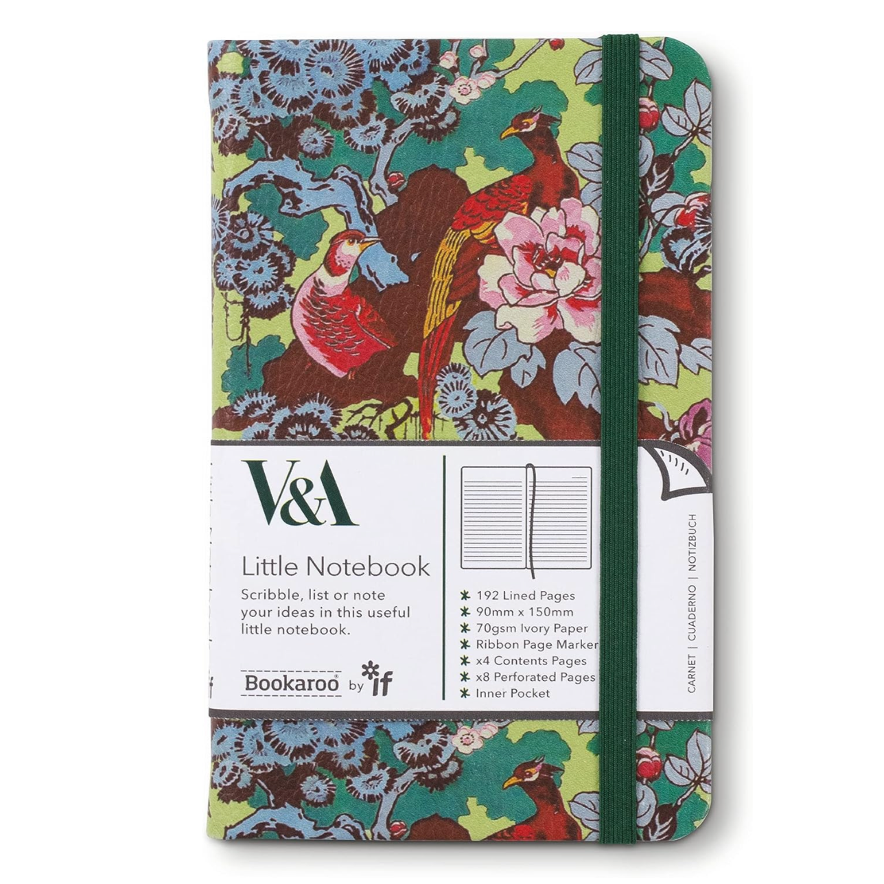 V&A Notebook - A6 Sundour Pheasant