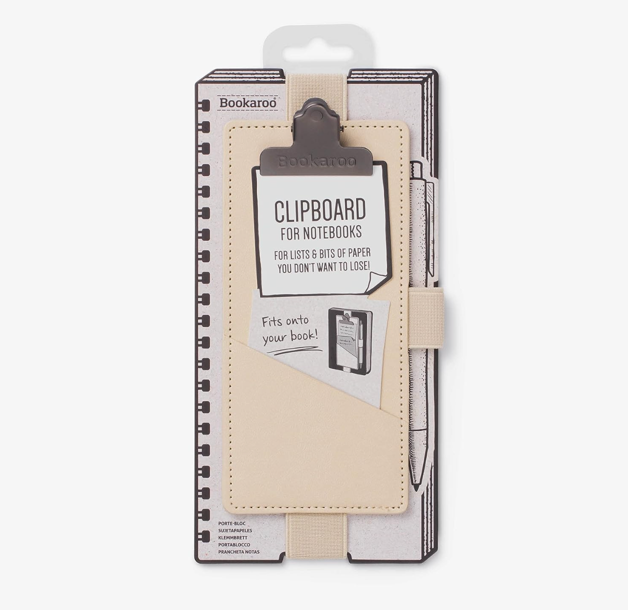 Bookaroo Clipboard - Cream