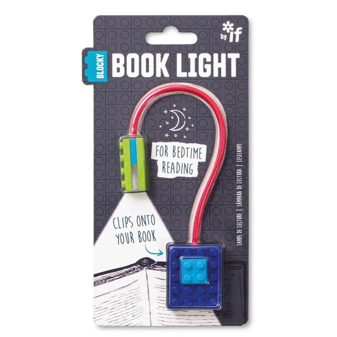 Bookaroo Blocky Book Light - Blue