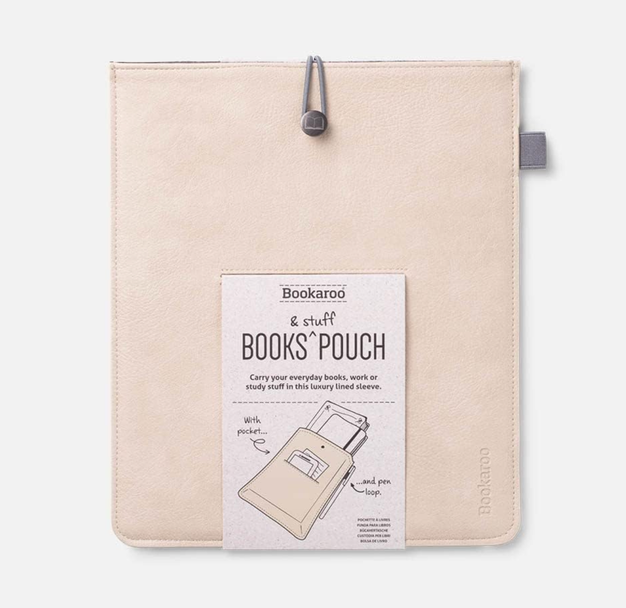 Bookaroo Books Pouch - Cream