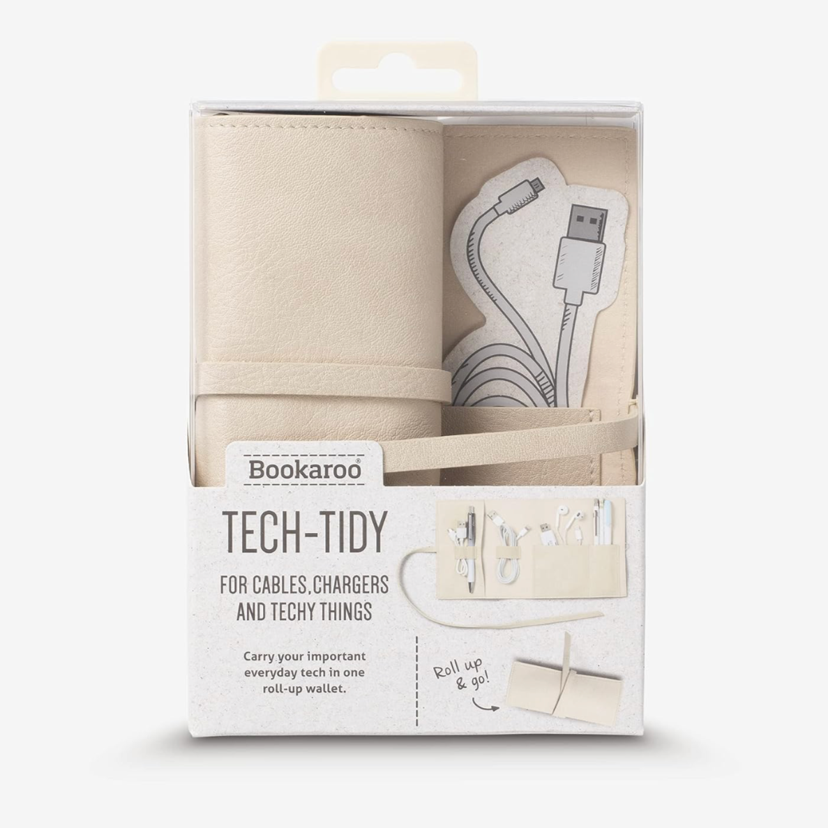 Bookaroo Tech Tidy - Cream