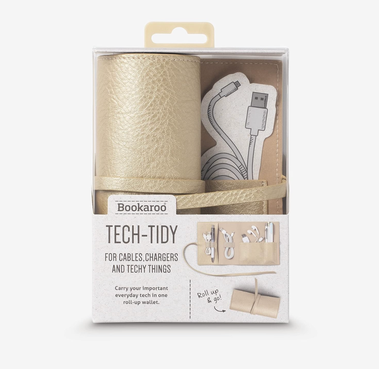 Bookaroo Tech Tidy - Gold