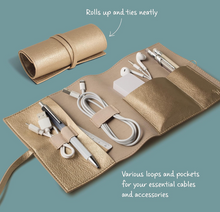 Load image into Gallery viewer, Bookaroo Tech Tidy - Gold
