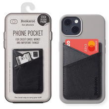 Load image into Gallery viewer, Bookaroo Phone Pocket - Black
