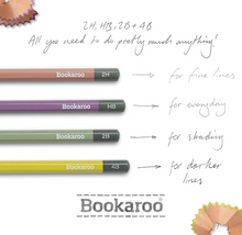Load image into Gallery viewer, Bookaroo Graphite Pencils - Pastels

