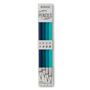 Bookaroo Graphite Pencils - Blues