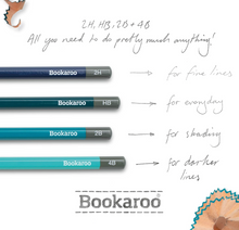 Load image into Gallery viewer, Bookaroo Graphite Pencils - Blues
