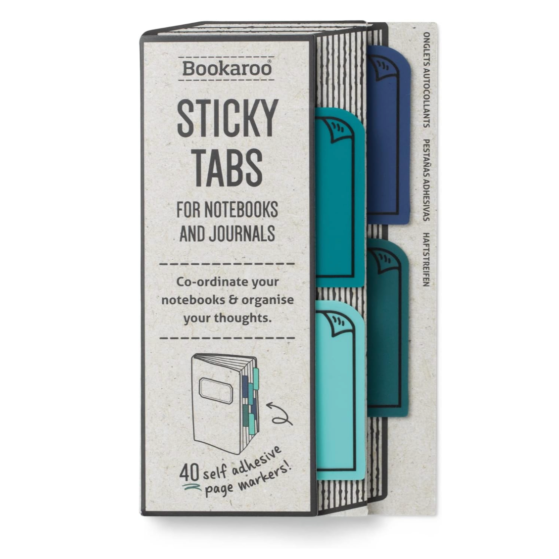 Bookaroo Sticky Tabs - Blues