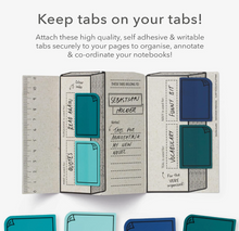 Load image into Gallery viewer, Bookaroo Sticky Tabs - Blues
