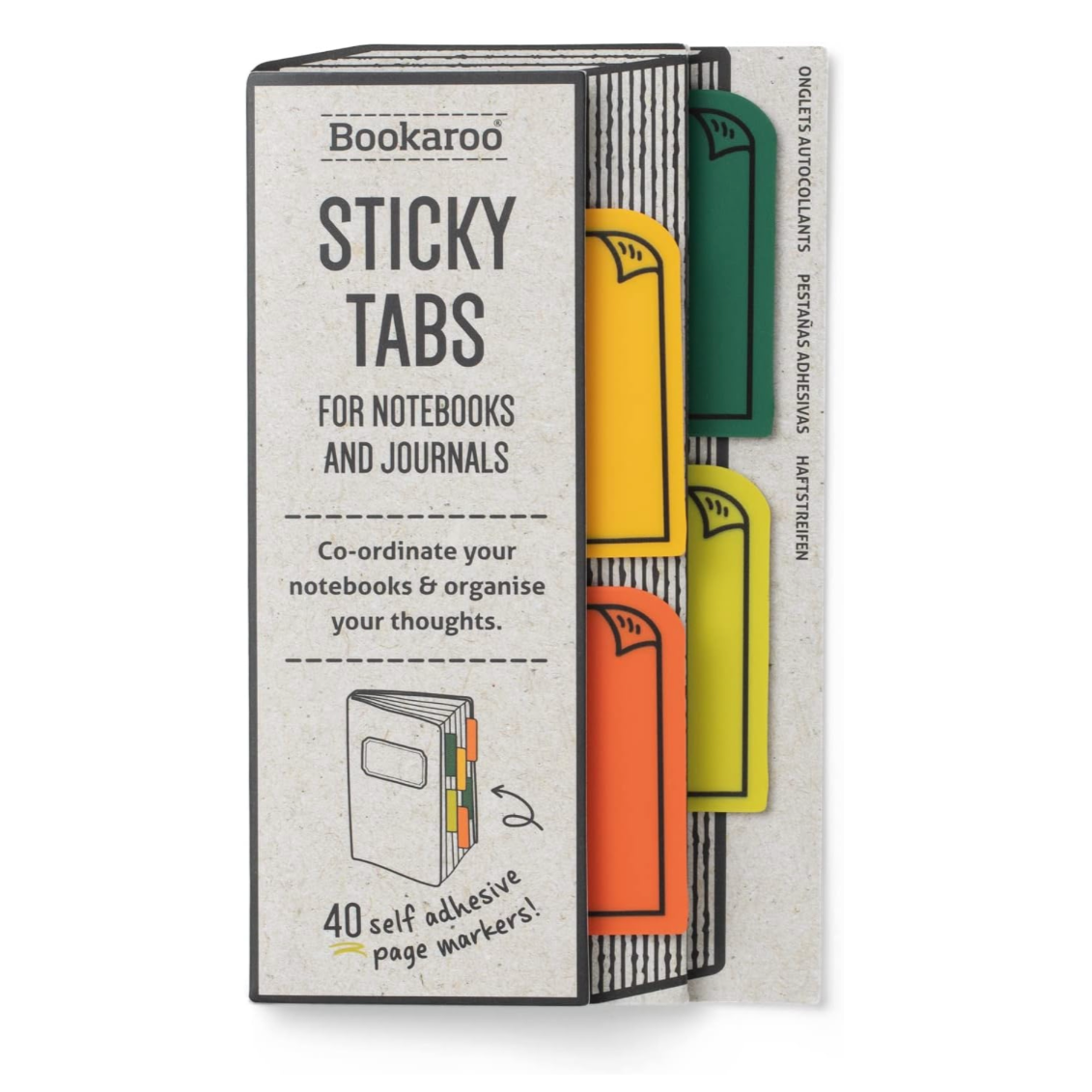 Bookaroo Sticky Tabs - Greens