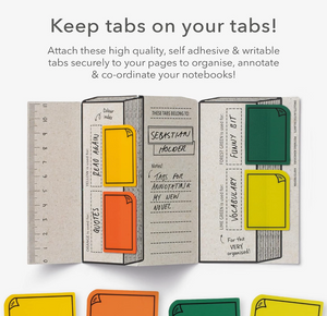 Bookaroo Sticky Tabs - Greens