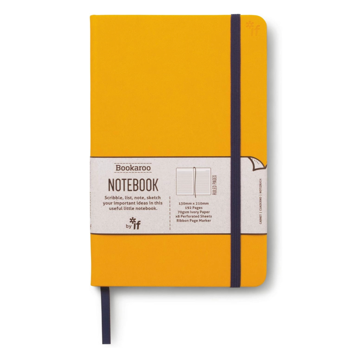 Bookaroo Notebook - A5 Mustard