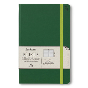Bookaroo Notebook - A5 Forest Green