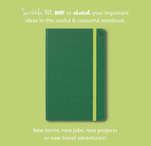 Load image into Gallery viewer, Bookaroo Notebook - A5 Forest Green
