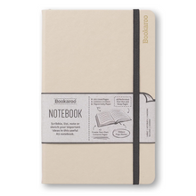 Load image into Gallery viewer, Bookaroo Notebook - A5 Cream
