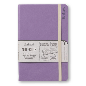 Bookaroo Notebook - A5 Aubergine