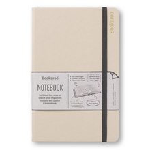 Load image into Gallery viewer, Bookaroo Notebook - A5 Cream
