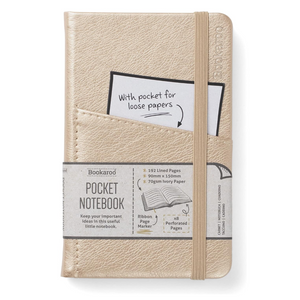 Bookaroo Notebook A6 - Gold