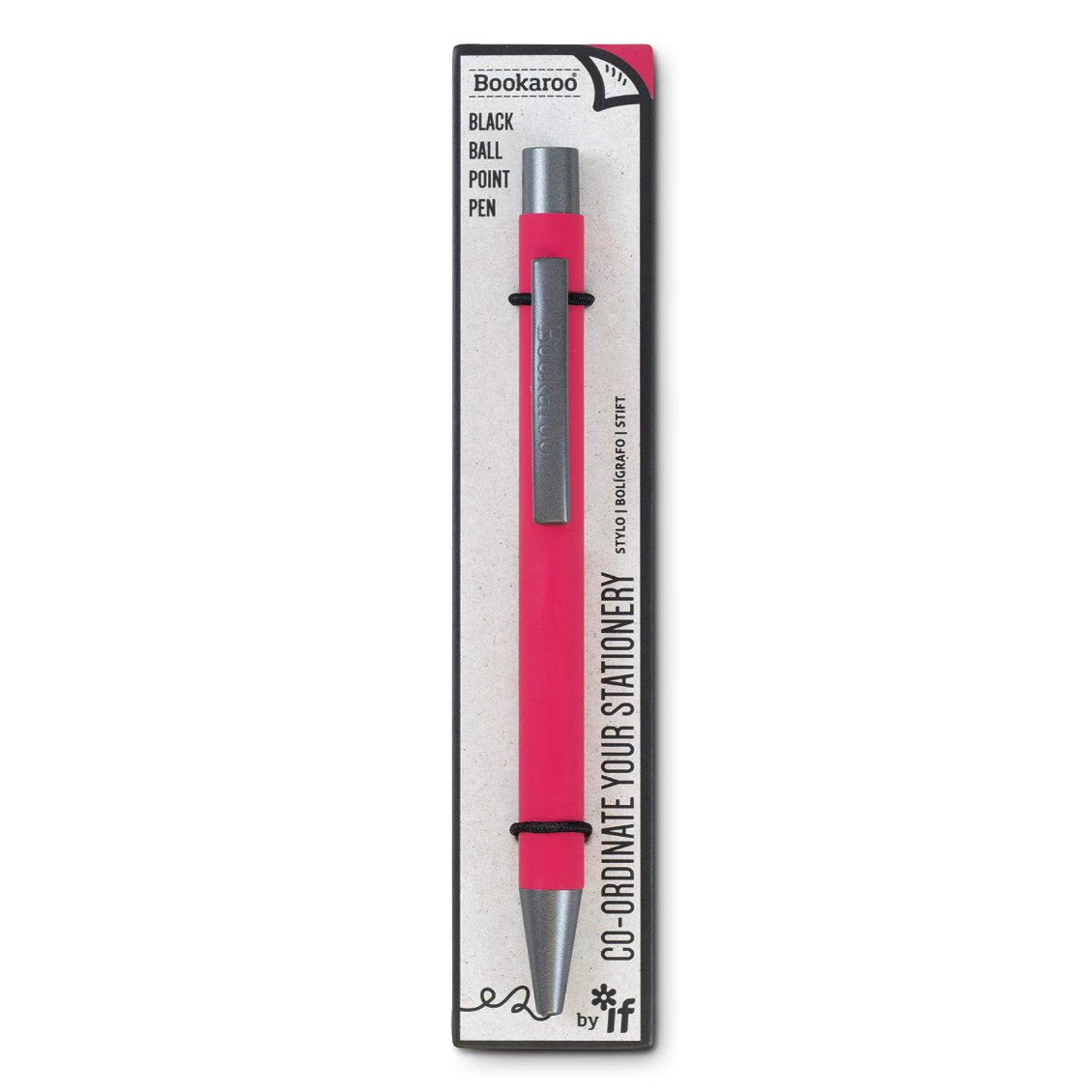 Bookaroo Pen - Hot Pink