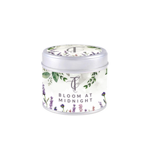 Country Candle - Bloom at Midnight Tin Candle