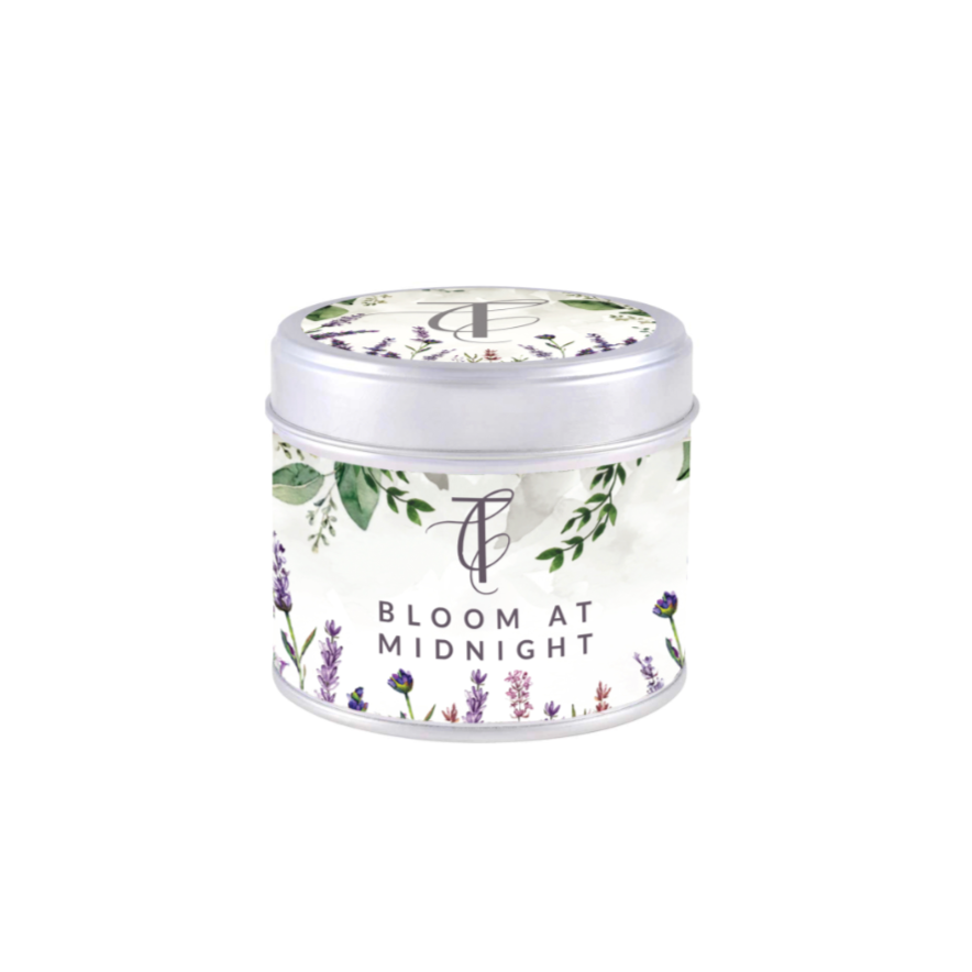 Country Candle - Bloom at Midnight Tin Candle