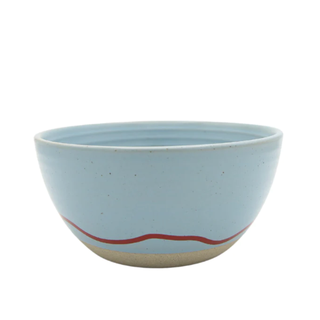 Keith Brymer Jones Medium Bowl - Clear Sky & Red