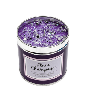 BKS Plum Champagne Candle