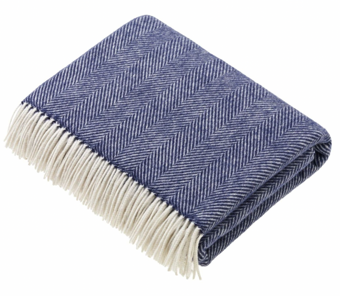 Bronte - Herringbone Navy Throw